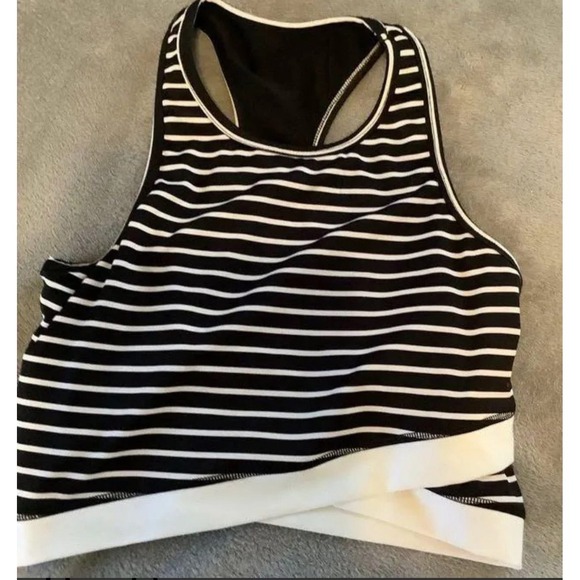 Scorpio Sol Women Black White Sports Bra Size medium - Picture 3 of 4